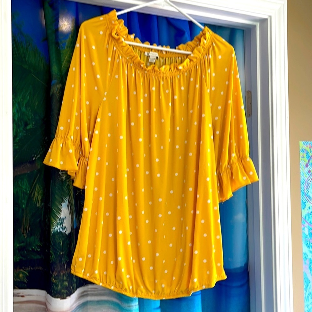 Vibrant Cato yellow top 14/16w